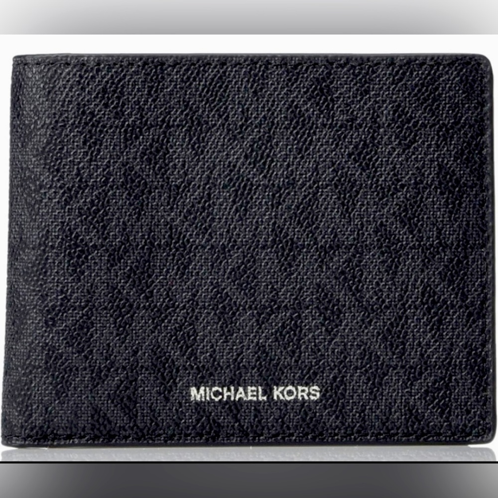 Michael Kors Men's Jet Set Slim Bifold Black